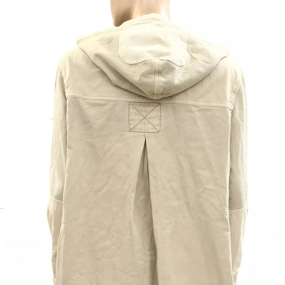 Free People Trapeze Military Jacket Top