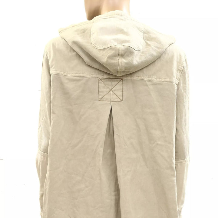 Free People Trapeze Military Jacket Top