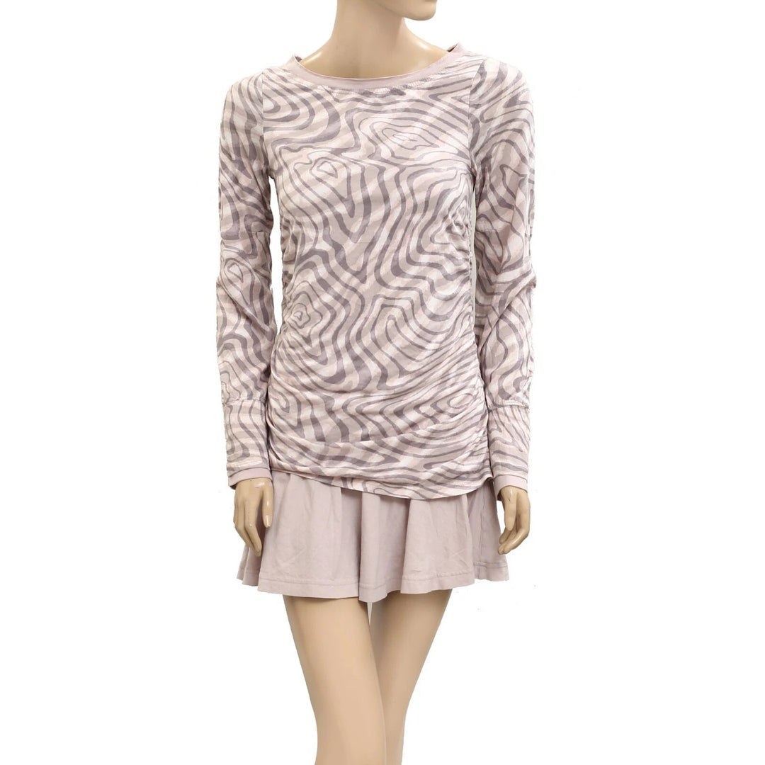 Daily Practice by Anthropologie Long-Sleeve Ruffle Mini Dress