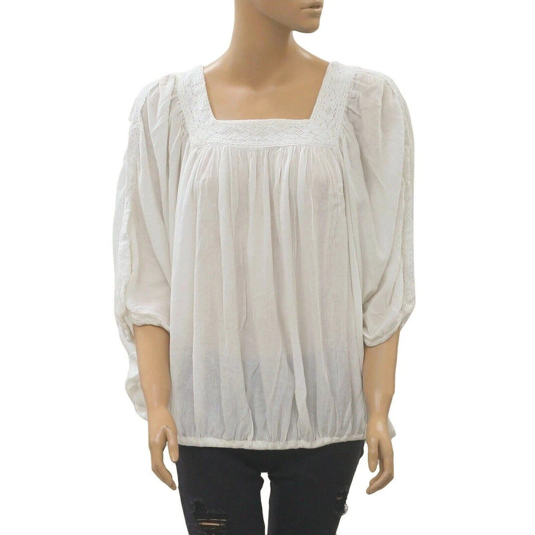 Denim & Supply Ralph Lauren Crochet Lace Tunic Top