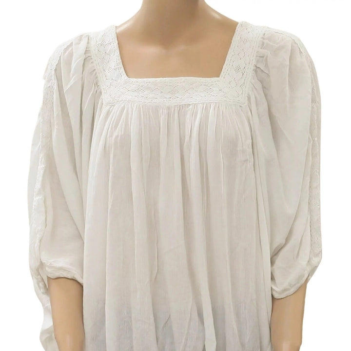 Denim & Supply Ralph Lauren Crochet Lace Tunic Top