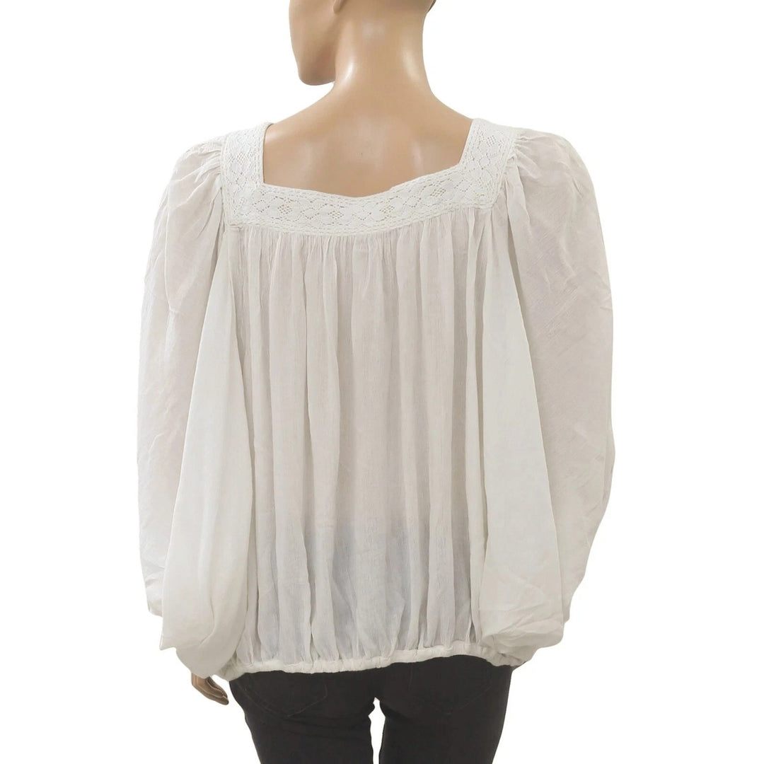 Denim & Supply Ralph Lauren Crochet Lace Tunic Top