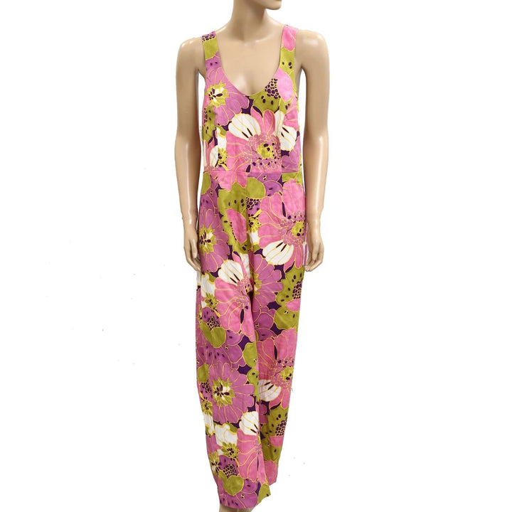 Frances Valentine Susie African Daisy Print Jumpsuit
