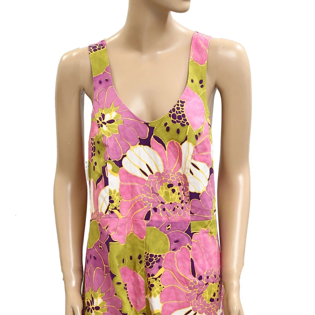Frances Valentine Susie African Daisy Print Jumpsuit