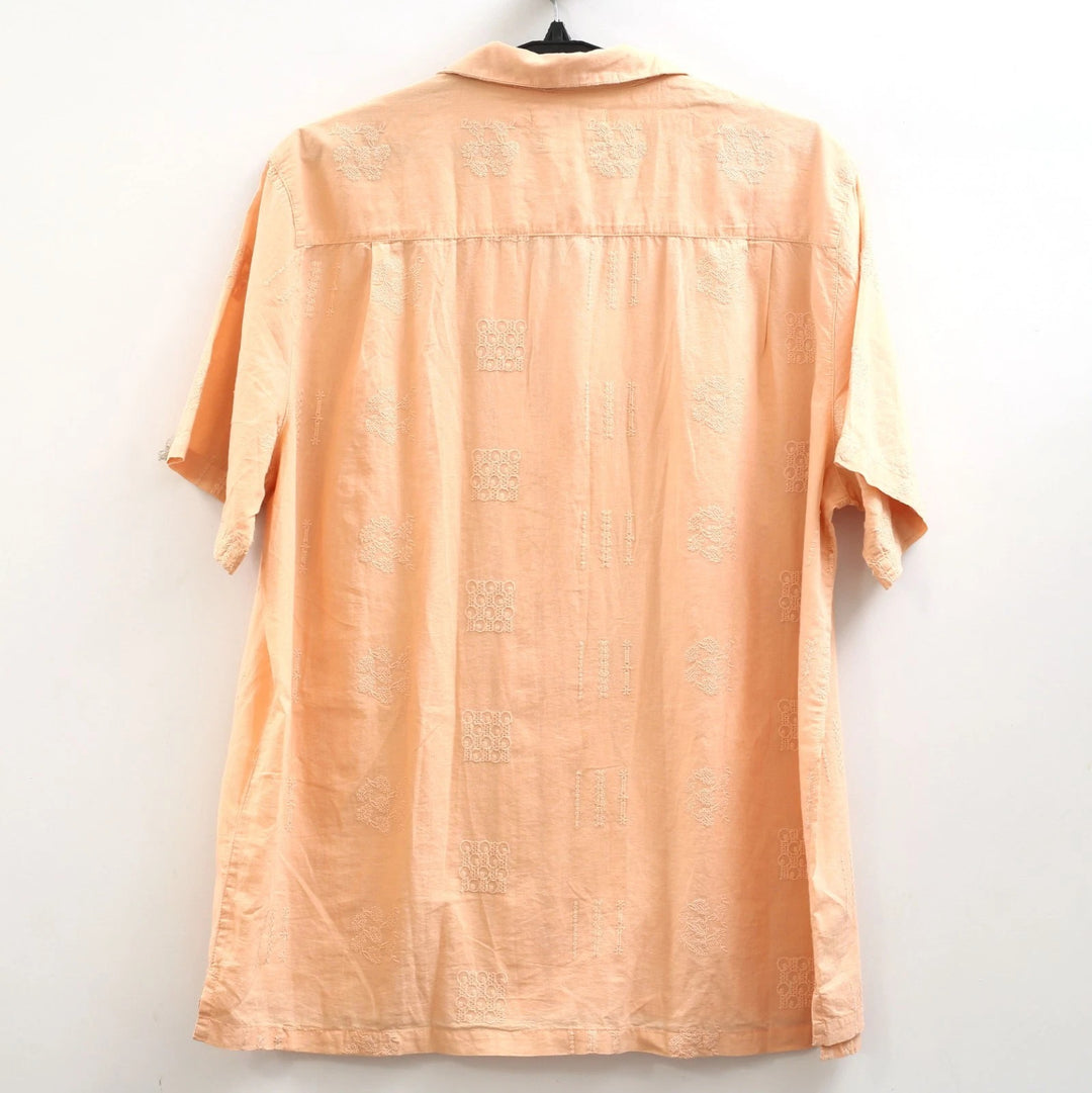 Urban Outfitters UO Men's Embroidered Buttondown Shirt Top