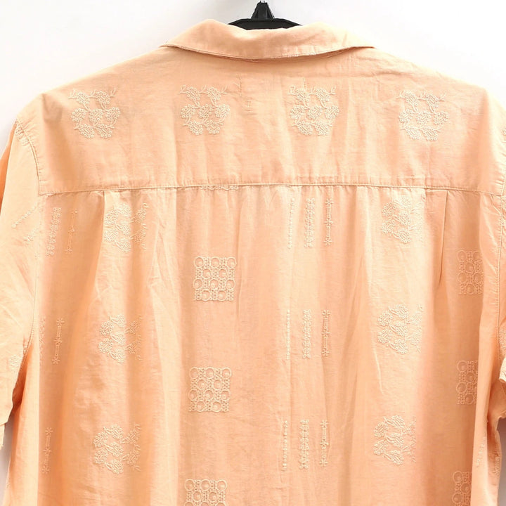 Urban Outfitters UO Men's Embroidered Buttondown Shirt Top