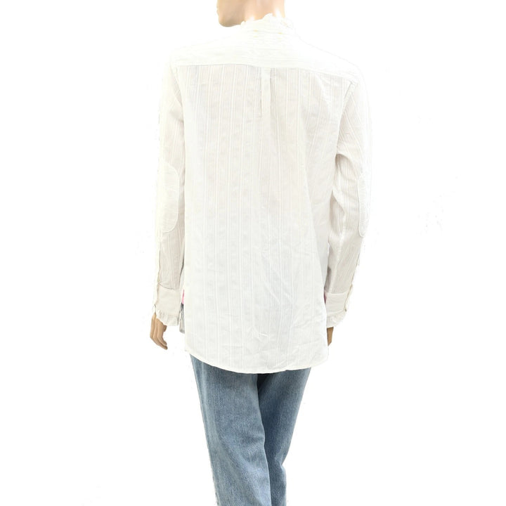 Kerri Rosenthal Buttondown Shirt Tunic Top
