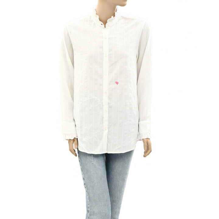 Kerri Rosenthal Buttondown Shirt Tunic Top