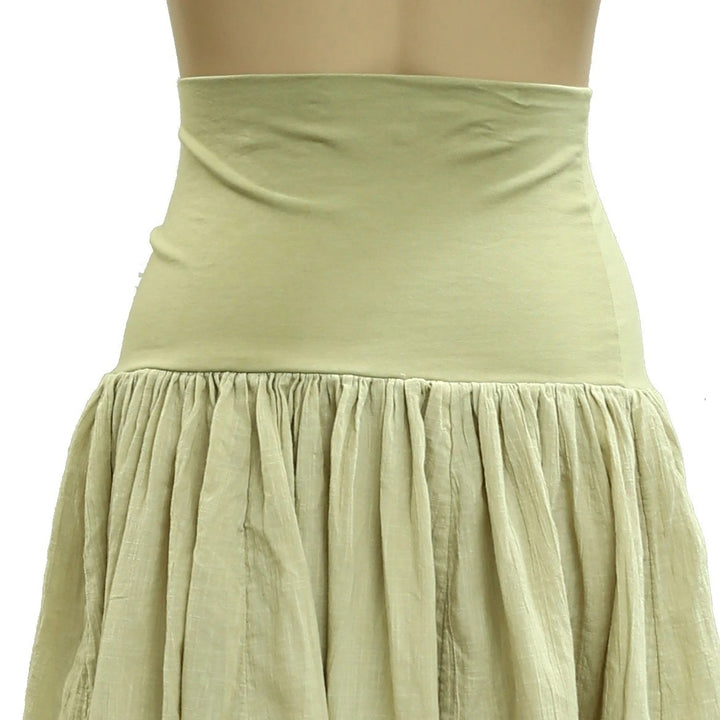 Free People Free-est Green Convertible Skirt Tube Dress