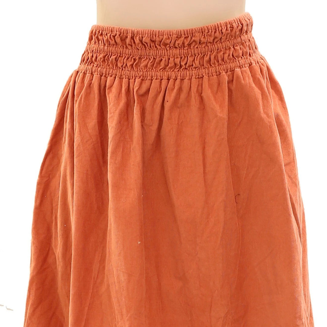 Love The Label Anthropologie Solid Midi Skirt