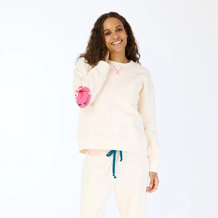 Kerri Rosenthal Ex-Boyfriend Smiley Sweatshirt Top