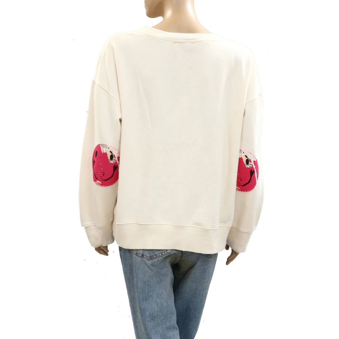 Kerri Rosenthal Ex-Boyfriend Smiley Sweatshirt Top