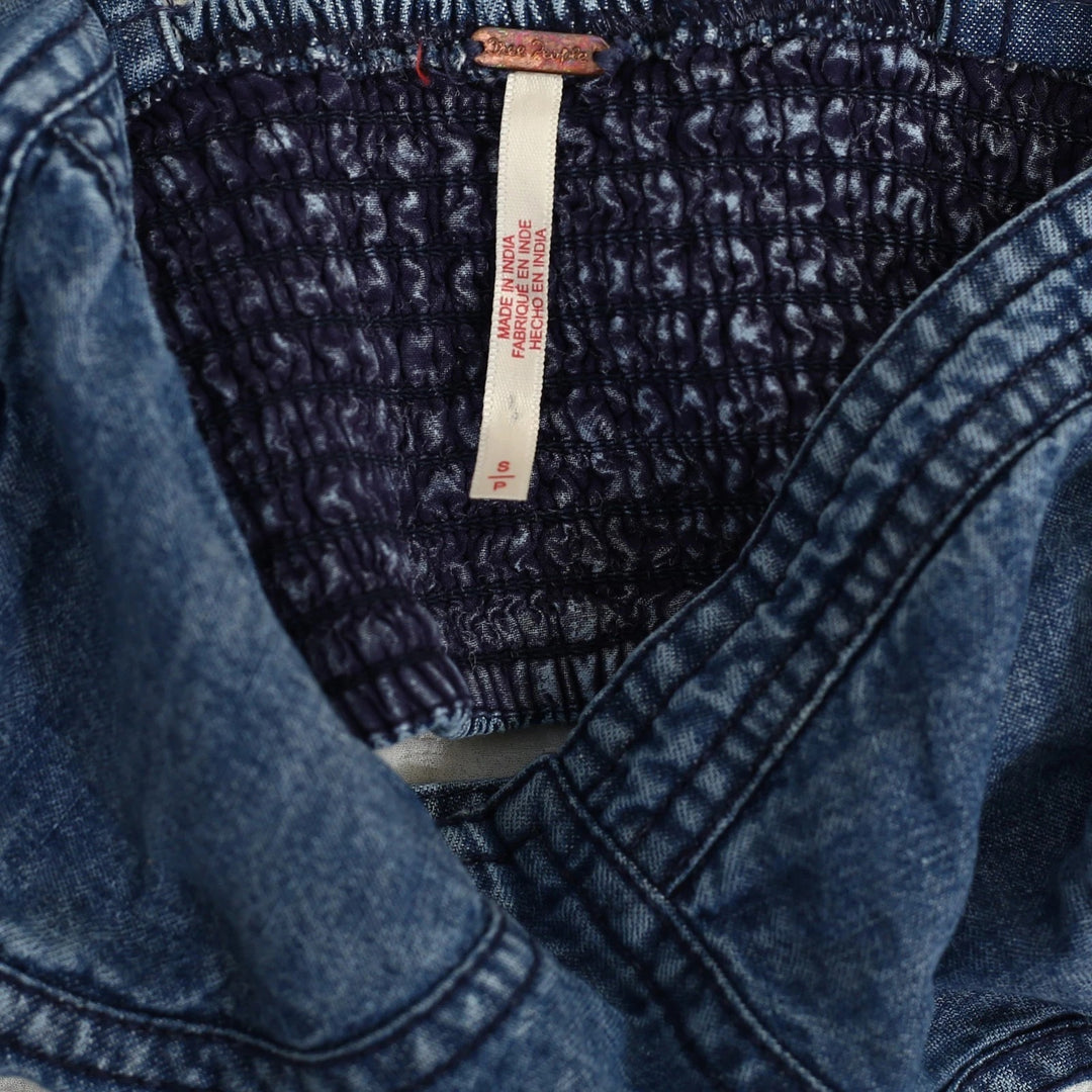 Free People Maddox Cropped Blouse Top