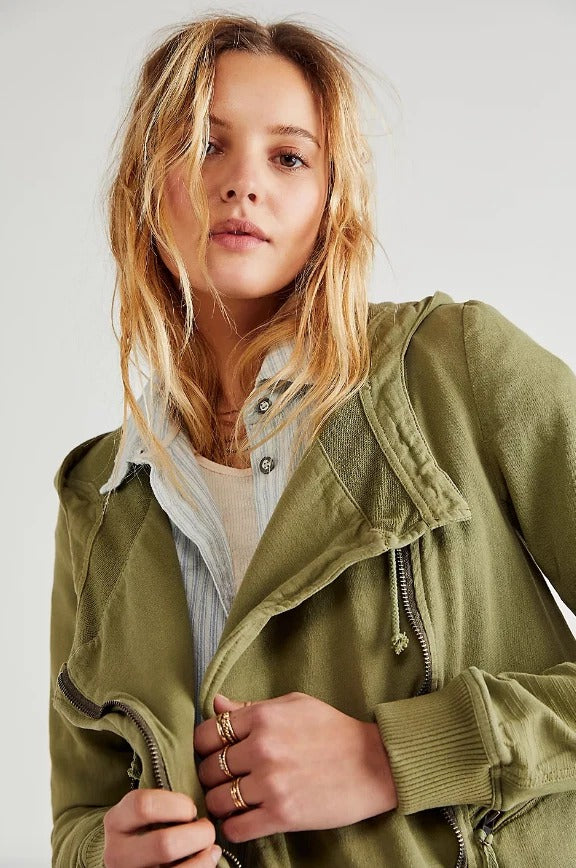 Free People We The Free Carmen Moto Jacket Top