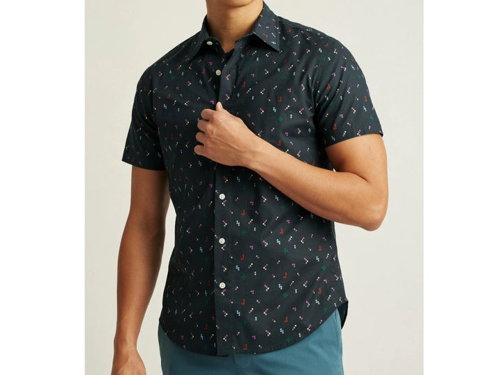 Bonobos Stretch Riviera Short Sleeve Men's Shirt