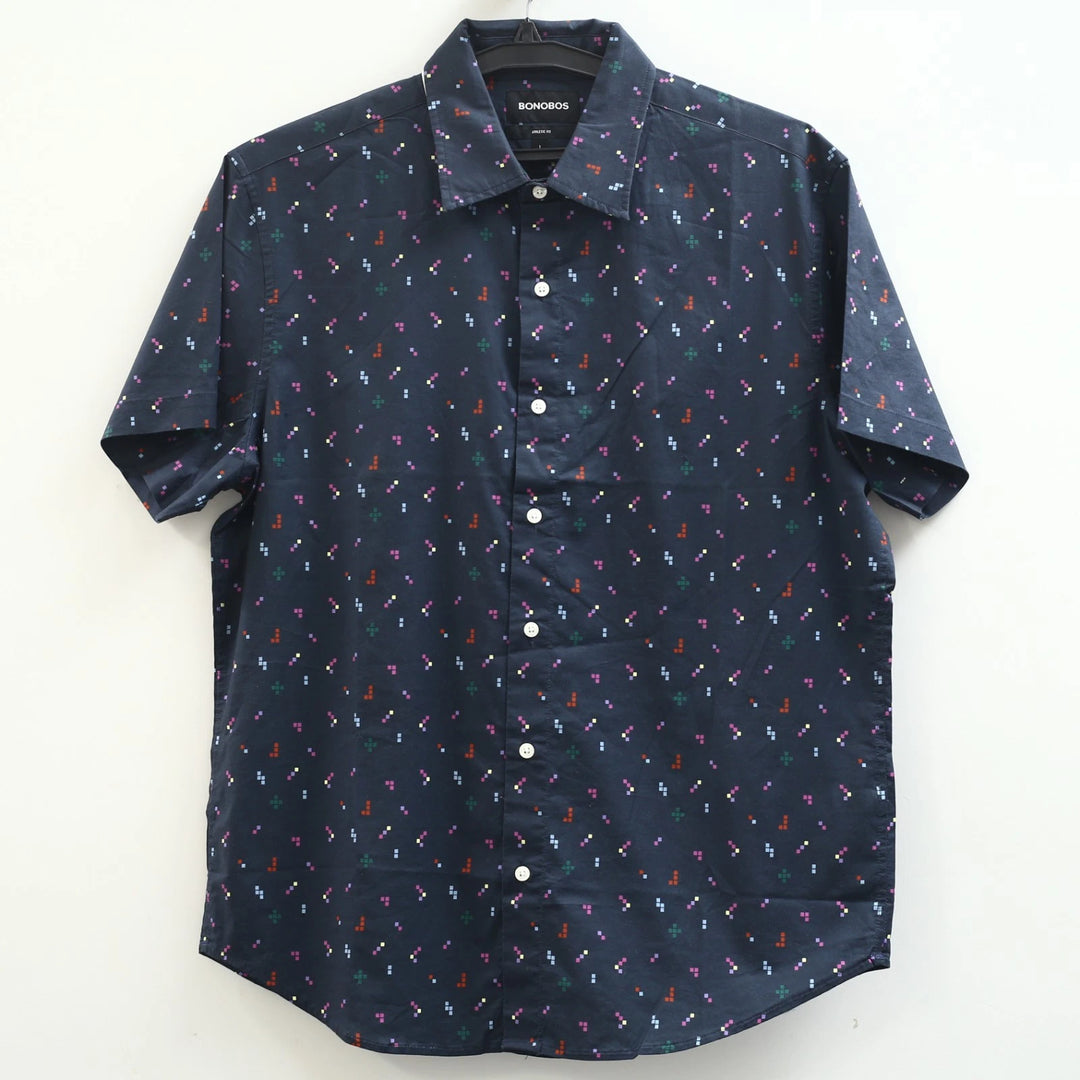 Bonobos Stretch Riviera Short Sleeve Men's Shirt