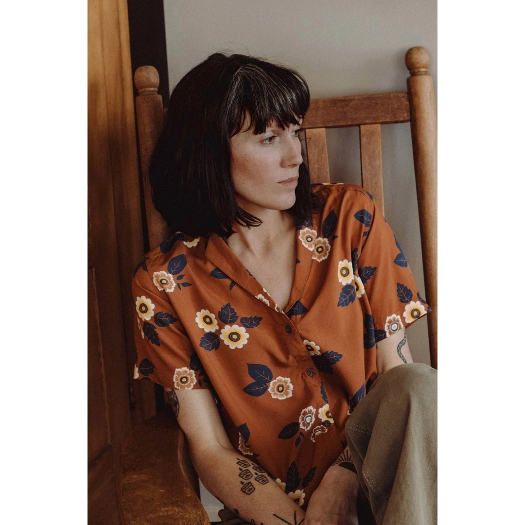Bridge & Burn The Mia Cropped Shirt Top