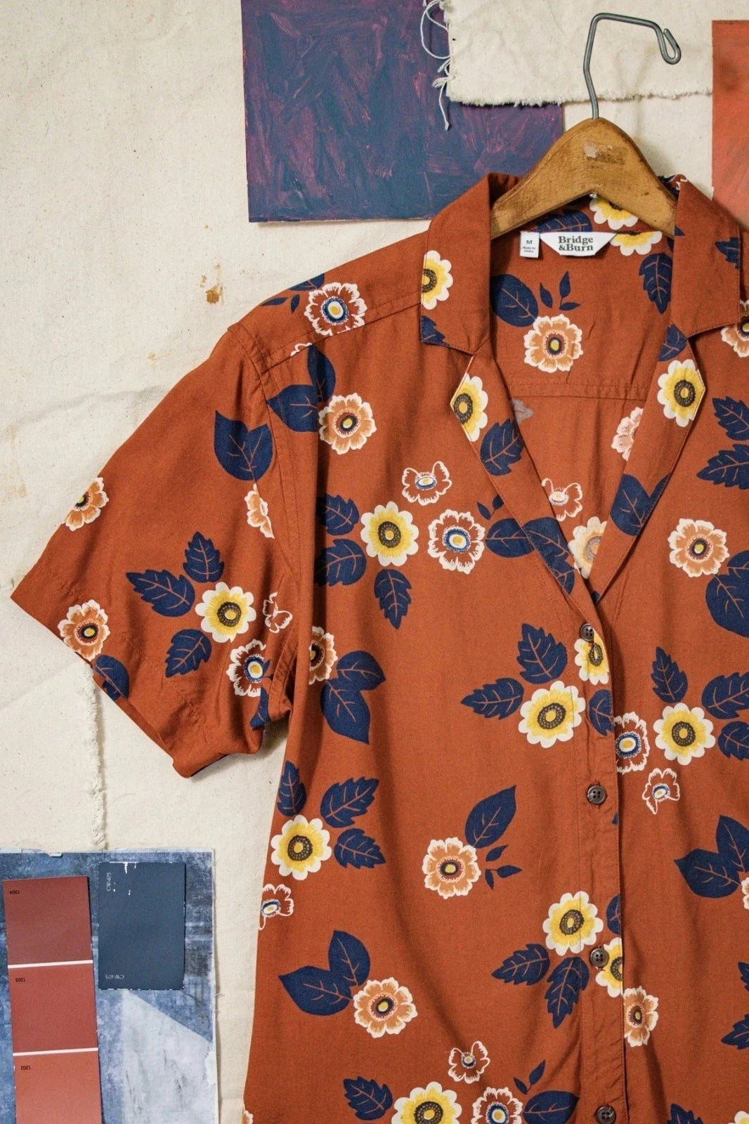 Bridge & Burn The Mia Cropped Shirt Top