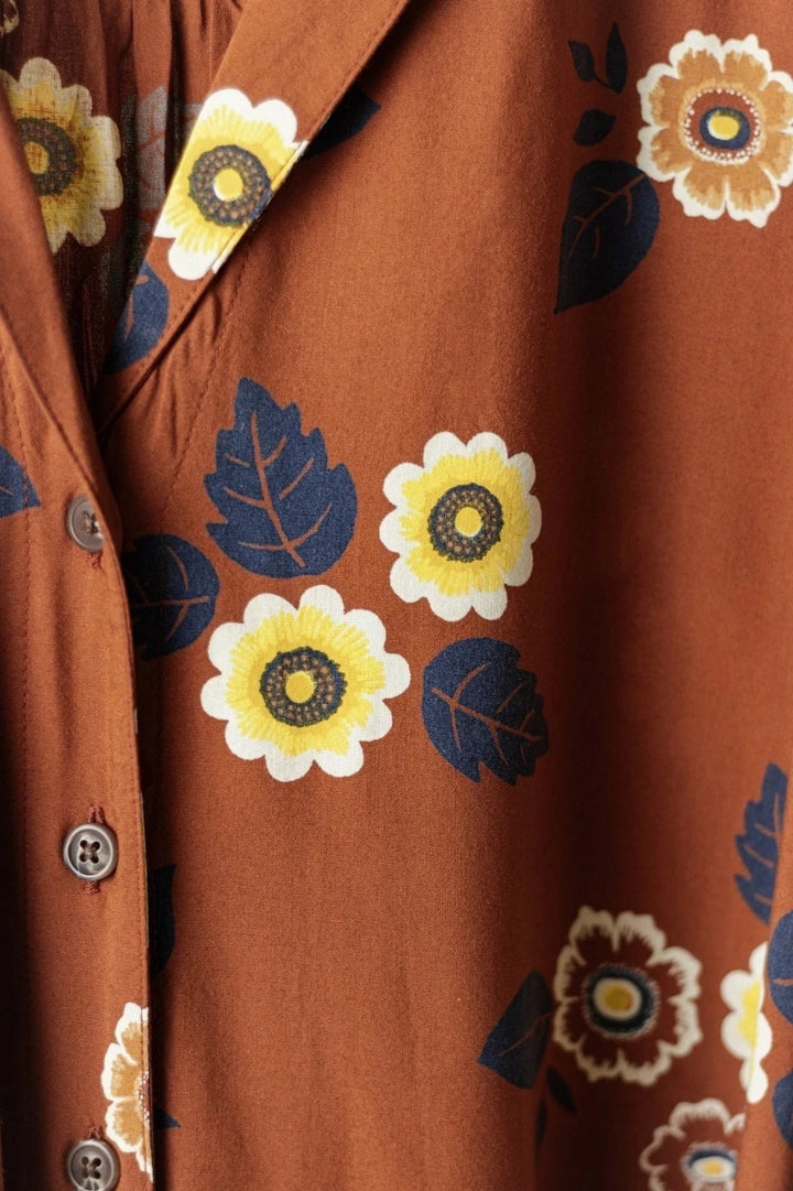 Bridge & Burn The Mia Cropped Shirt Top