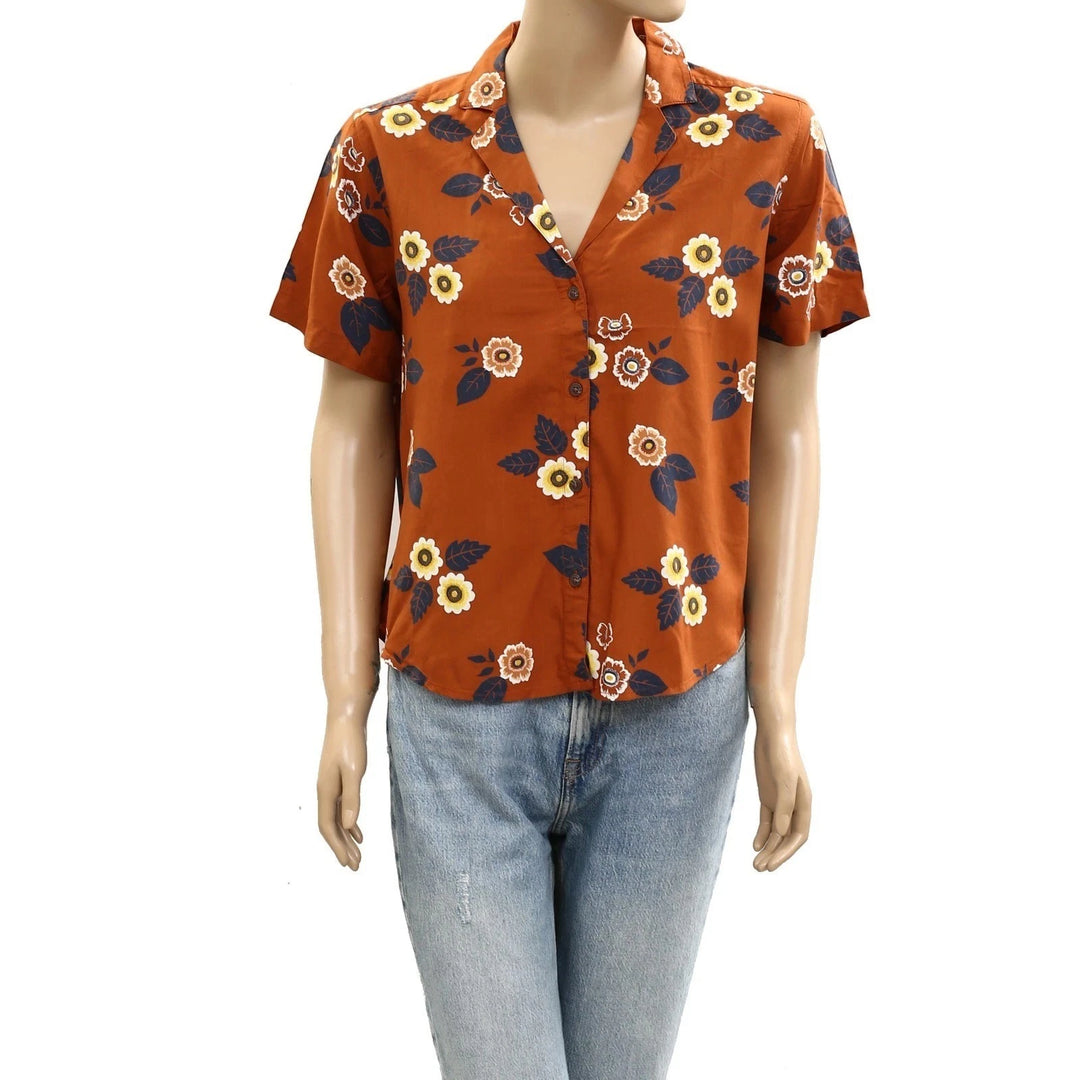 Bridge & Burn The Mia Cropped Shirt Top