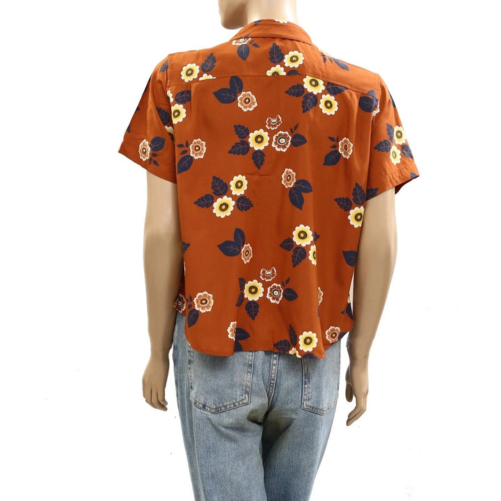 Bridge & Burn The Mia Cropped Shirt Top