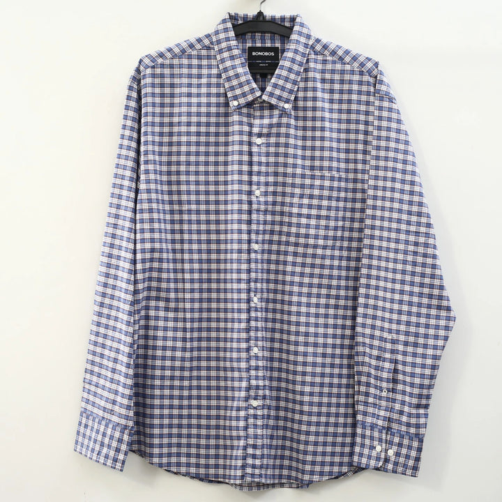 Bonobos Plaid Print Long Sleeve Men's Shirt