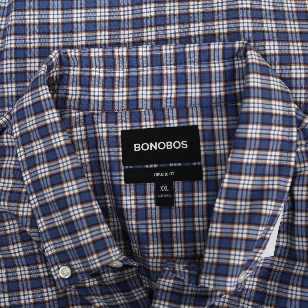 Bonobos Plaid Print Long Sleeve Men's Shirt