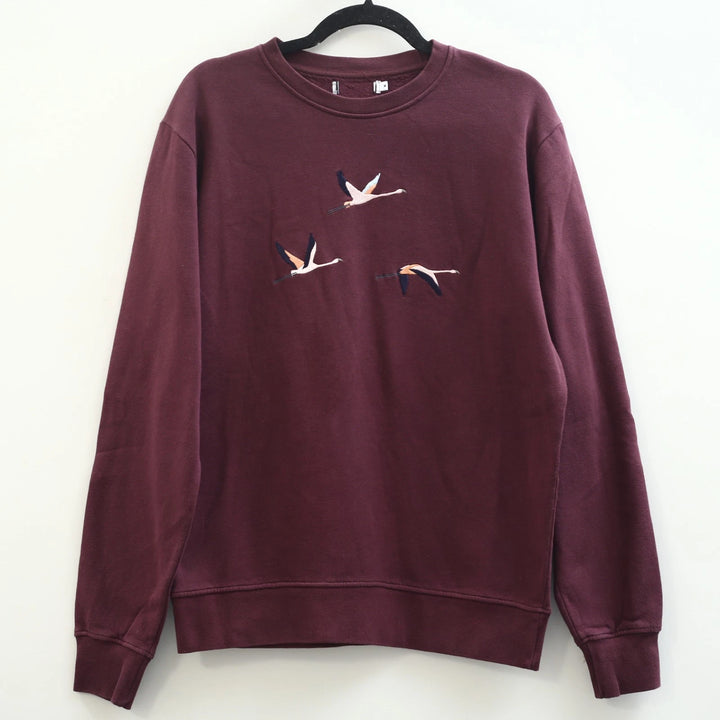 OLOW Bird Embroidered Sweatshirt