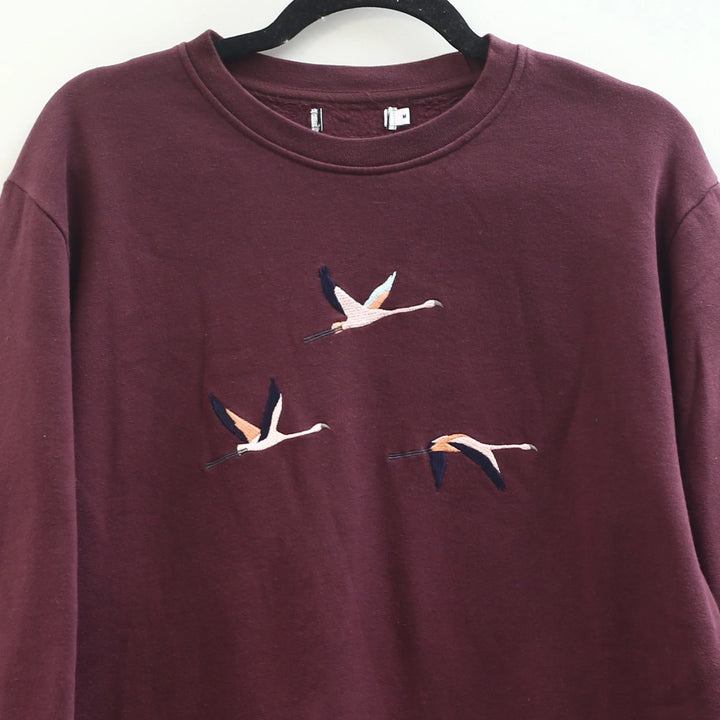 OLOW Bird Embroidered Sweatshirt