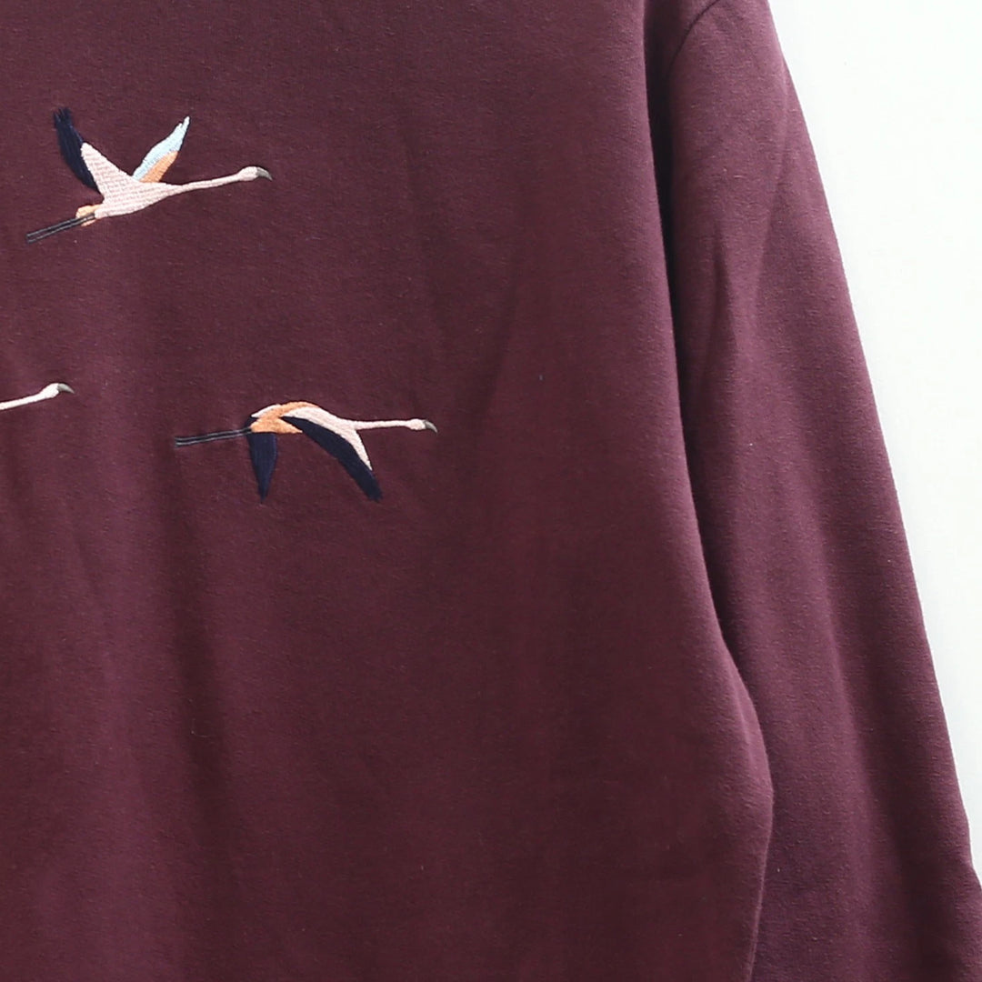 OLOW Bird Embroidered Sweatshirt