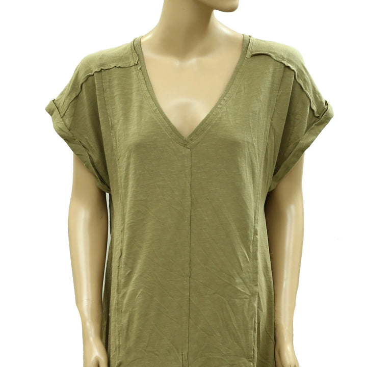 Daily Practice by Anthropologie Solana Ruffled Tunic Dress