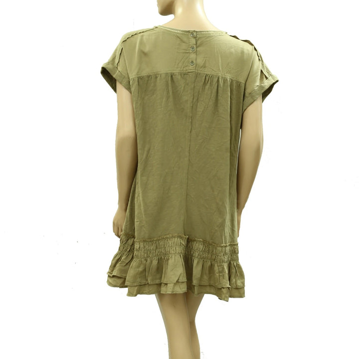 Daily Practice by Anthropologie Solana Ruffled Tunic Dress