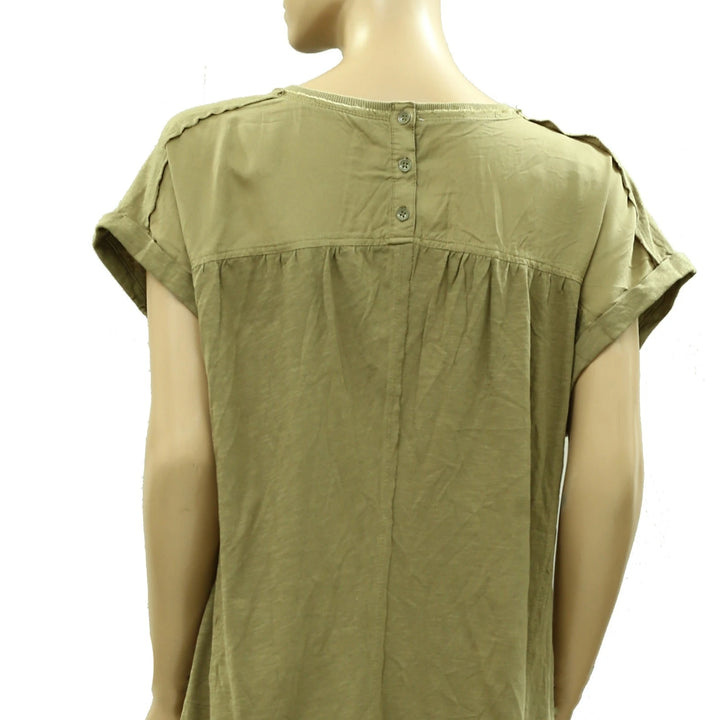 Daily Practice by Anthropologie Solana Ruffled Tunic Dress