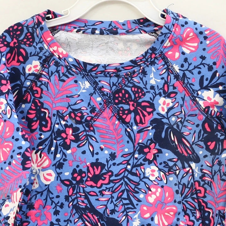 Lilly Pulitzer Girls Luxletic Mini Beach Comber Sweatshirt