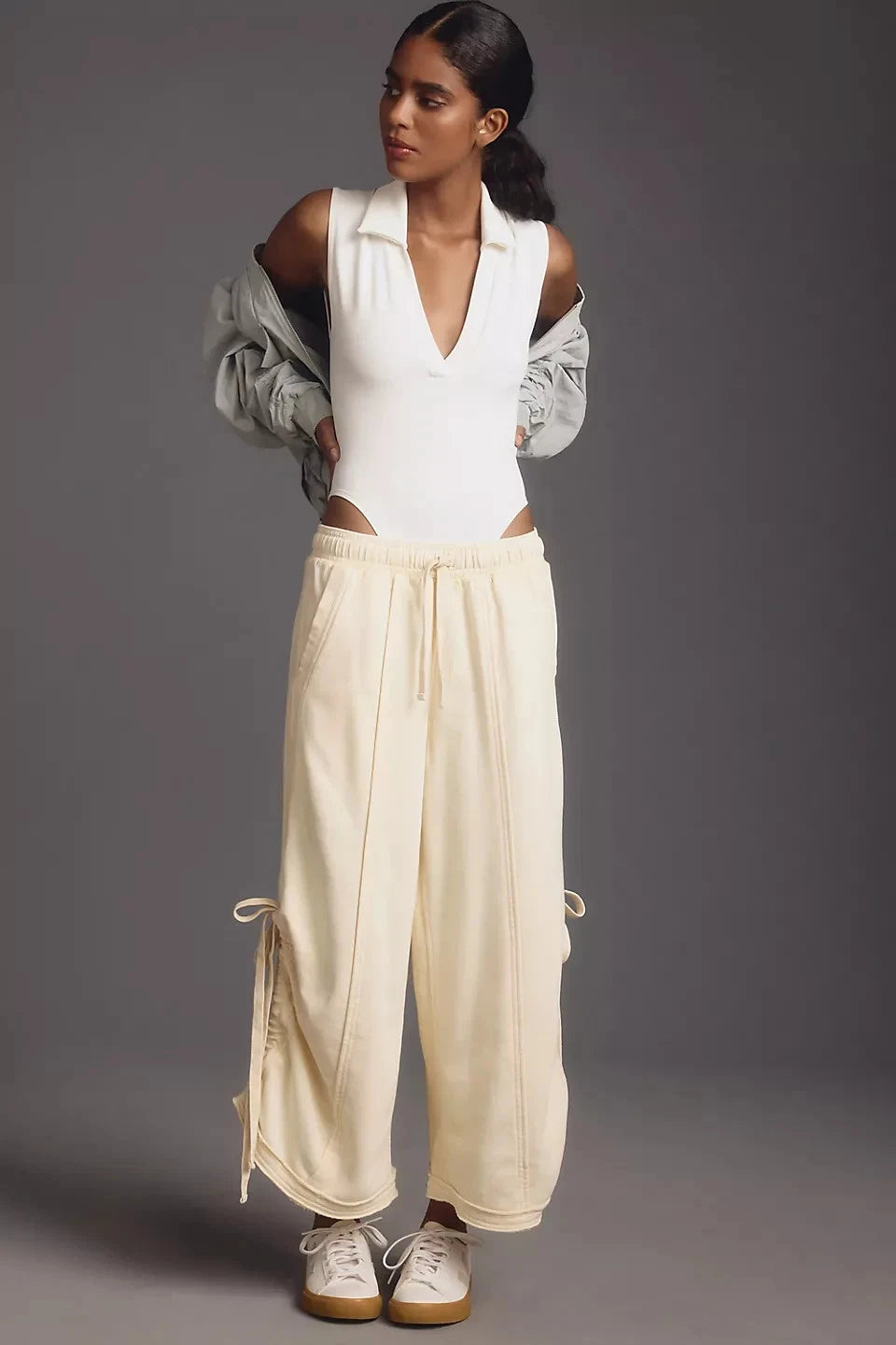 Daily Practice by Anthropologie Daia Ruched Pants