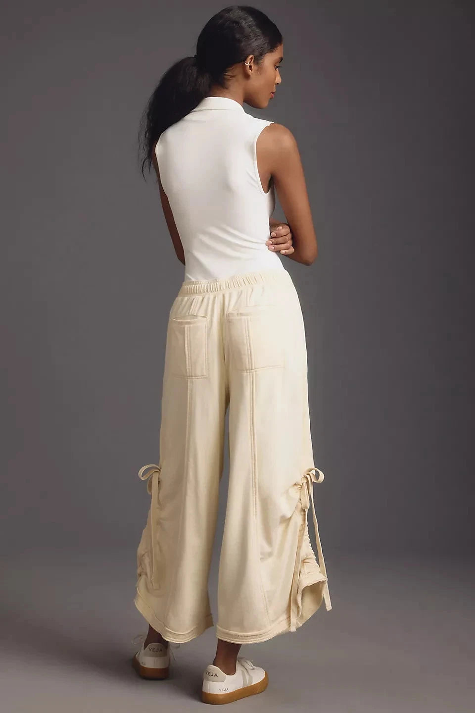 Daily Practice by Anthropologie Daia Ruched Pants