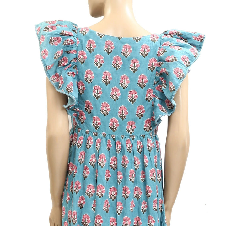 Saylor Anthropologie Flutter Sleeve Women's Maxi Dress