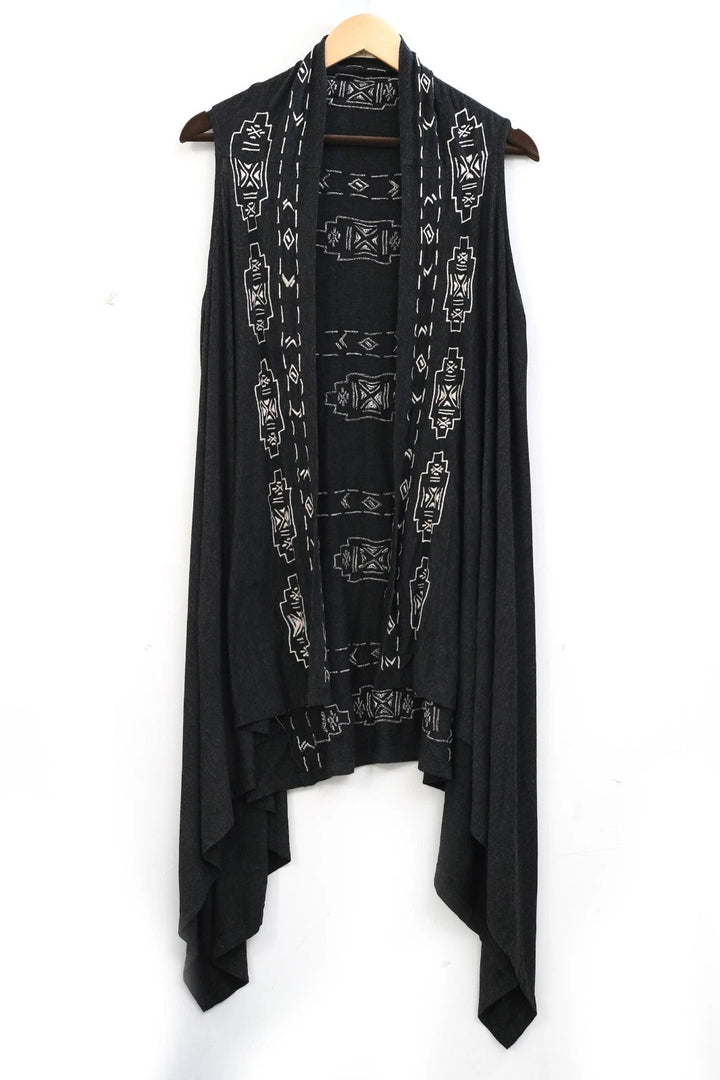Caite Anthropologie Kiara Embroidered Coverup Tunic Top