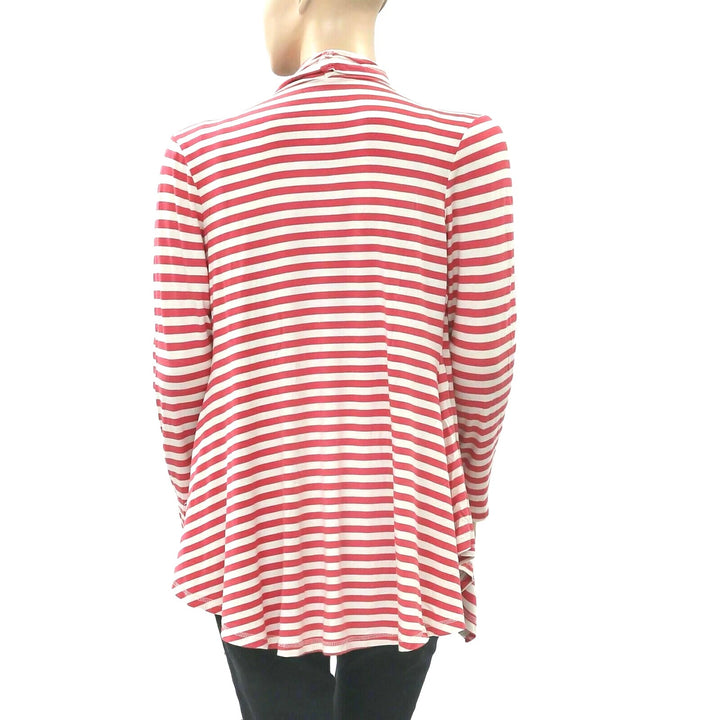 Soft Surroundings Floral Embroidered Cardigan Coverup Top