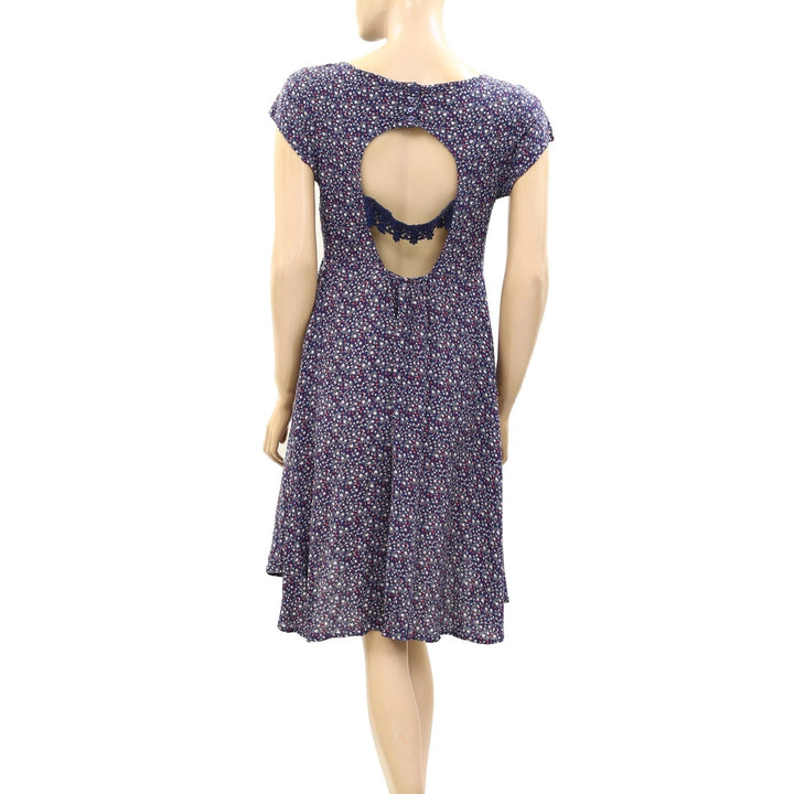 Kimchi Blue Urban Outfitters Floral Print Mini Dress