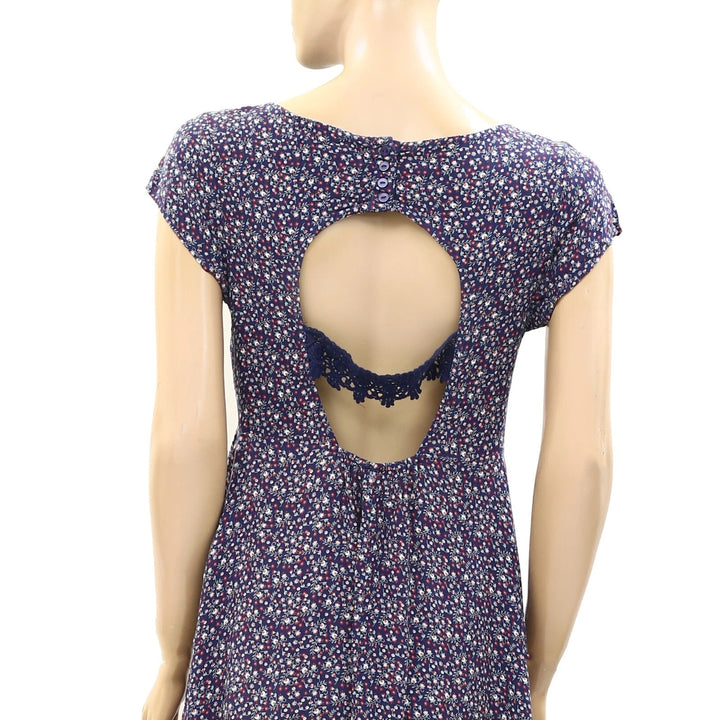 Kimchi Blue Urban Outfitters Floral Print Mini Dress