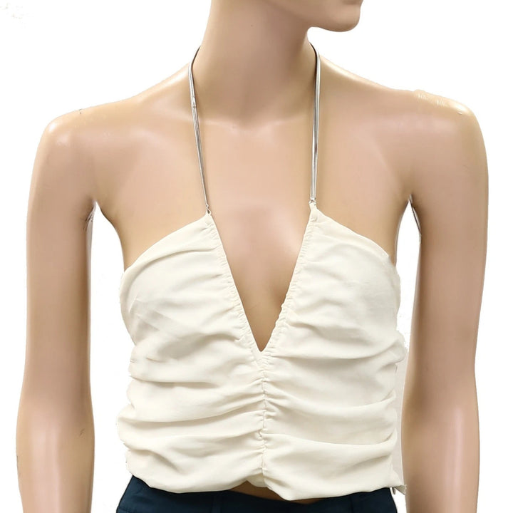 Zara Draped Halter Blouse Top