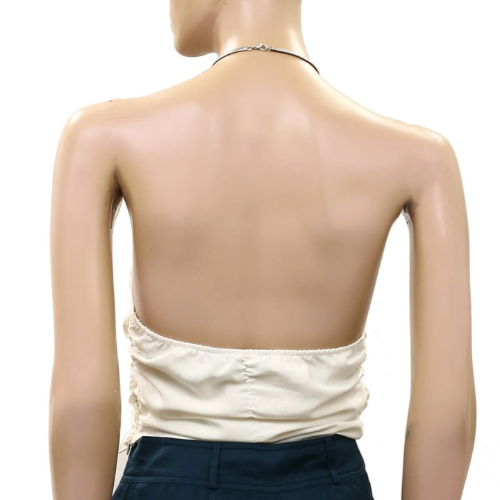 Zara Draped Halter Blouse Top
