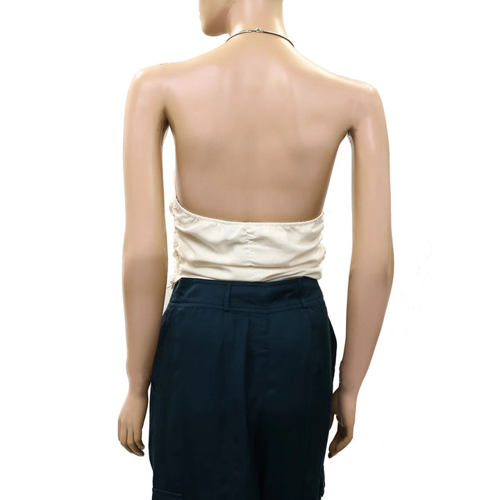 Zara Draped Halter Blouse Top
