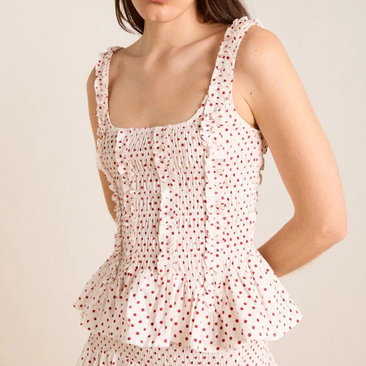 Damson Madder Anthropologie Raphi Cami Blouse Top