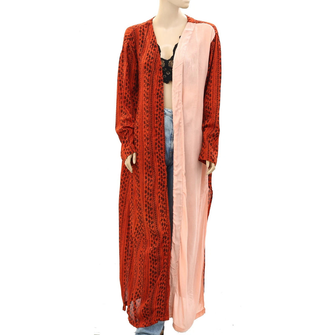 Rip Curl Floral Printed Coverup Long Maxi Top