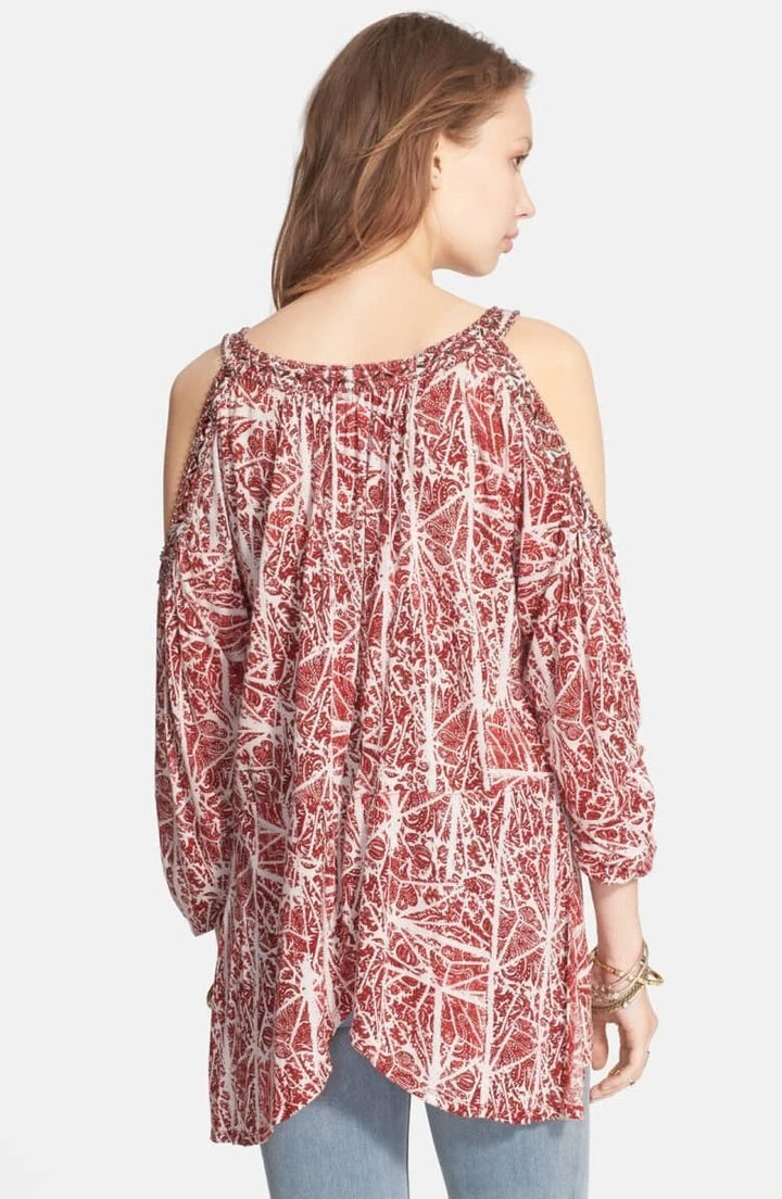 Free People Good Morning Embellished Tunic Top