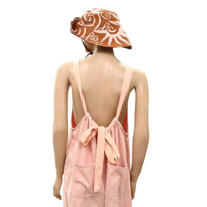 Damson Madder Reversible Sunhat Mixed Swirl Hat Two-in-one Print Logo