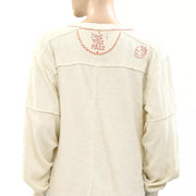 Free People We The Free Fruit Of My Heart Henley Tunic Top