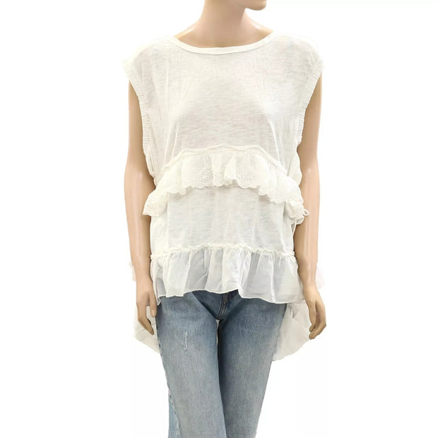 Free People Claire Tee Tunic Top